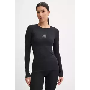 Compressport longsleeve funcțional On/Off culoarea negru, AW00127B imagine