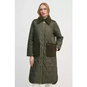 Barbour geaca Malton Quilt femei, culoarea verde, de tranzitie, LQU1760 imagine