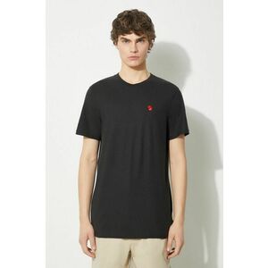 Fjallraven tricou Hemp Blend T-shirt M barbati, culoarea negru, cu imprimeu, F12600215.550 imagine