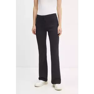 Marc O'Polo pantaloni femei, culoarea albastru marin, evazati, high waist, 500300219009 imagine