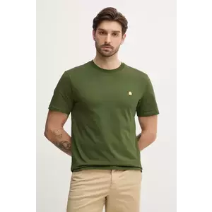 United Colors of Benetton tricou din bumbac barbati, culoarea verde, neted, 3MI5J1AF7 imagine