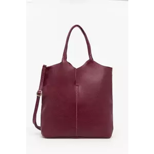 Answear Lab poseta de piele culoarea bordo imagine