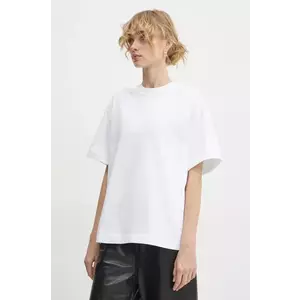 Filippa K tricou din bumbac femei, culoarea alb, 30648 imagine