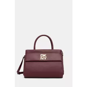 Dkny poseta de piele culoarea bordo, R44DAI70 imagine