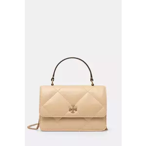 Tory Burch poseta Kira culoarea bej, 162143.700 imagine