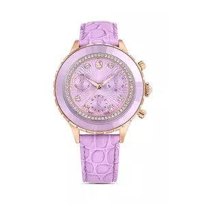 Swarovski ceas OCTEA CHRONO femei, culoarea violet, 5690804 imagine