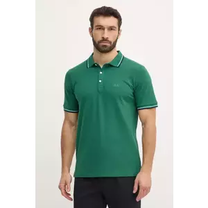 Lindbergh polo de bumbac culoarea verde, cu imprimeu, 30-404010 imagine