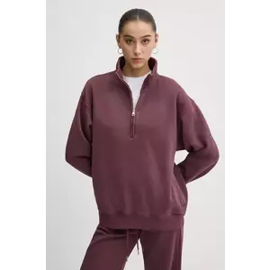 Abercrombie & Fitch bluza femei, culoarea violet, neted, KI152-4239 imagine