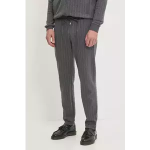 Hackett London pantaloni de trening din bumbac culoarea gri, modelator, HM581308 imagine