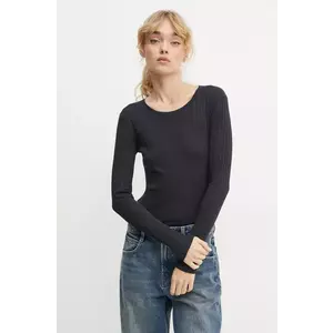 Marc O'Polo longsleeve femei, culoarea albastru marin, 500207852063 imagine