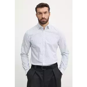 Joop! camasa din bumbac barbati, culoarea alb, cu guler button-down, regular, 30044861 imagine