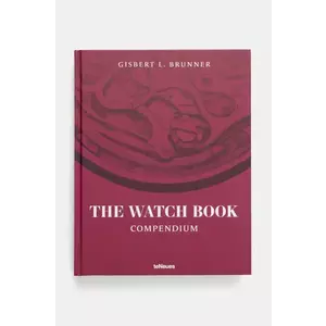 home & lifestyle carte The Watch Book. Compendium by Gisbert Brunner, English culoarea bordo imagine