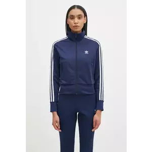 adidas Originals bluza Adicolor Classics Firebird femei, culoarea albastru marin, cu imprimeu, JC8263 imagine