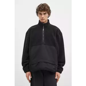 adidas Originals hanorac fleece Essential culoarea negru, neted, JC9596 imagine