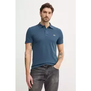 Lacoste polo de bumbac culoarea alb, neted, PH4012 imagine