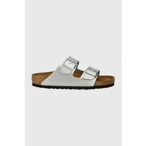 Birkenstock papuci Arizona femei, culoarea argintiu, 1012282 imagine