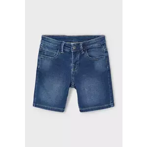 Mayoral pantaloni scurti din denim pentru copii soft denim culoarea albastru marin, 3218 imagine