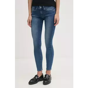 Pepe Jeans jeansi SKINNY JEANS LW SOHO femei, culoarea albastru marin, PL204583ED8 imagine