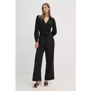 Dkny salopeta culoarea negru, cu guler, DD3K284A imagine