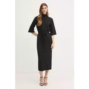 Joop! rochie culoarea negru, maxi, drept, 30044781 10018908 imagine