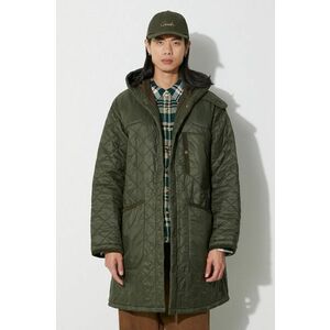 Barbour geacă Overnight Polar Parka bărbați, culoarea verde, de tranziție, MQU1739 imagine