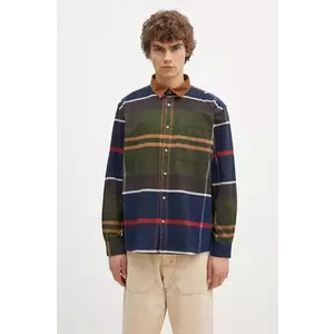 Barbour camasa din bumbac Bushlane OS Tartan Shirt barbati, cu guler clasic, relaxed, MSH5532 imagine