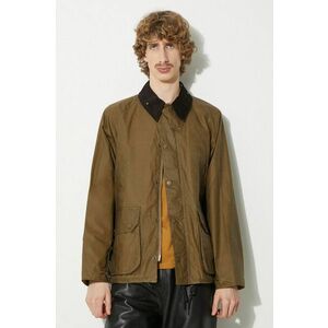 Barbour geaca Wax Deck Jacket barbati, culoarea verde, de tranzitie, MWX2280 imagine