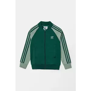 adidas Originals bluza copii culoarea verde, modelator, JD1611 imagine