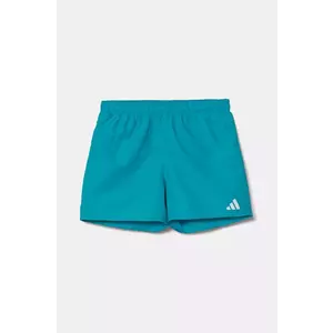 adidas Performance pantaloni scurti de baie copii culoarea turcoaz, JD8019 imagine