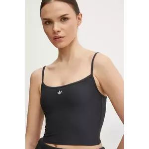 adidas Originals top ESSENTIALS TANK femei, culoarea negru, JG1016 imagine