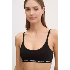 Diesel sutien EMI-D-BOX BRA culoarea negru, neted, A17509.0CEBZ imagine