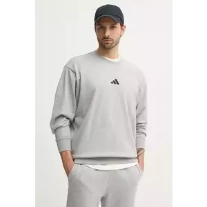 Adidas Bluză bărbați, culoarea gri, melanj imagine