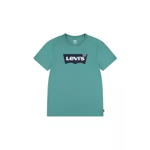 Levi's tricou de bumbac pentru copii culoarea turcoaz, cu imprimeu imagine