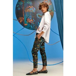 Medicine pantaloni de trening femei, culoarea negru, modelator imagine