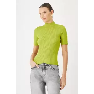 Medicine tricou femei, culoarea verde, cu turtleneck imagine