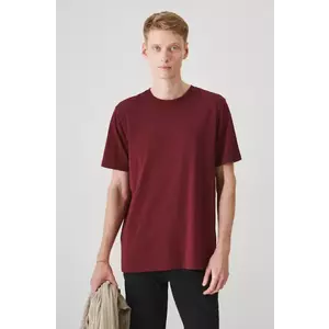 Medicine tricou barbati, culoarea bordo, neted imagine