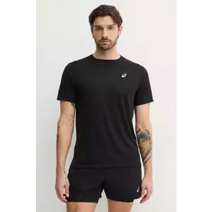 Asics tricou de alergare Core culoarea negru, neted, 2011D221 imagine