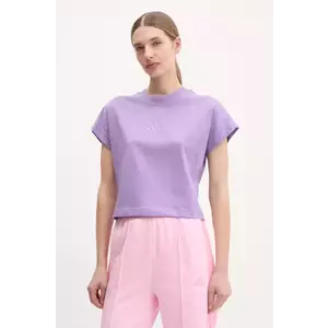 adidas tricou ALL SZN femei, culoarea violet, JJ1236 imagine