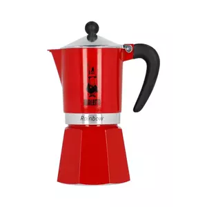 Bialetti ibric de cafea Rainbow 6 tz culoarea rosu, 0 imagine