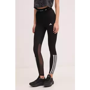 adidas Performance leggins de antrenament Techfit culoarea negru, cu imprimeu, IT2272 imagine