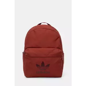 adidas Originals rucsac Adicolor culoarea rosu, mare, cu imprimeu, JI9438 imagine