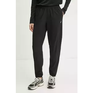 Asics pantaloni de alergare Core culoarea negru, neted, 2012D176 imagine