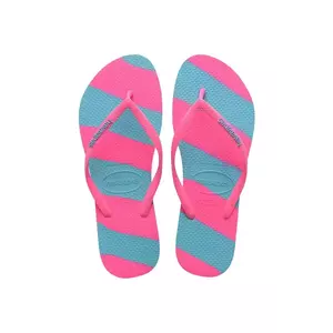 Havaianas slapi SLIM COLOR FUN femei, culoarea roz, cu toc plat, 4149323-5569 imagine