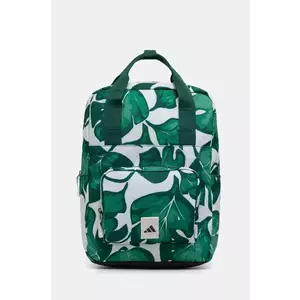 adidas rucsac W LEAF BACKPACK femei, culoarea verde, mare, modelator, JG1111 imagine