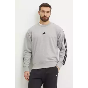 adidas bluza Essentials barbati, culoarea gri, melanj, JE6374 imagine