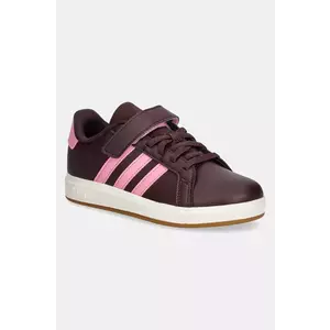 adidas sneakers pentru copii GRAND COURT 2.0 culoarea bordo, JR5107 imagine