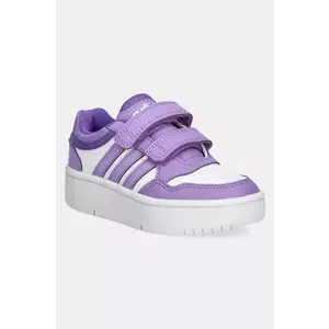 adidas Originals sneakers pentru copii HOOPS 3.0 BOLD culoarea violet, JI3468 imagine