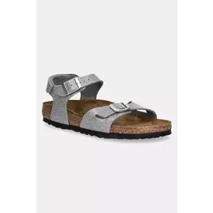 Birkenstock sandale copii Rio AS Kids culoarea argintiu, 1029477 imagine