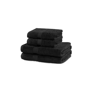 home & lifestyle set de prosoape Marina 4-pack culoarea negru, 0 imagine