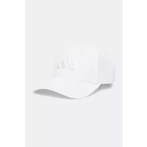 adidas șapcă de baseball din bumbac BBALL CAP TONAL culoarea bej, cu imprimeu, JC8879 imagine